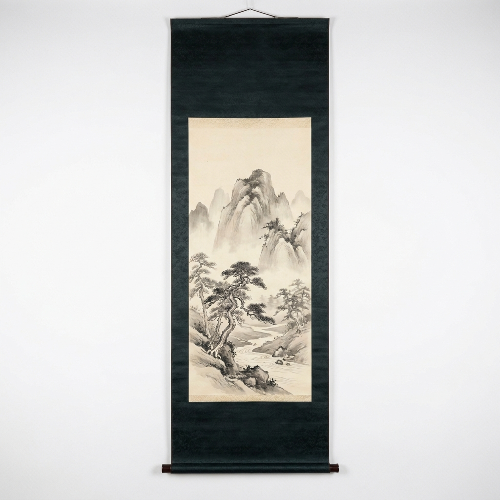 Japanese Wall Scroll Painting